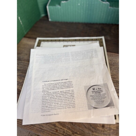 Vintage 1985 Konigszelt Bayern German Plate Karl Bedal - Picture 4 of 13